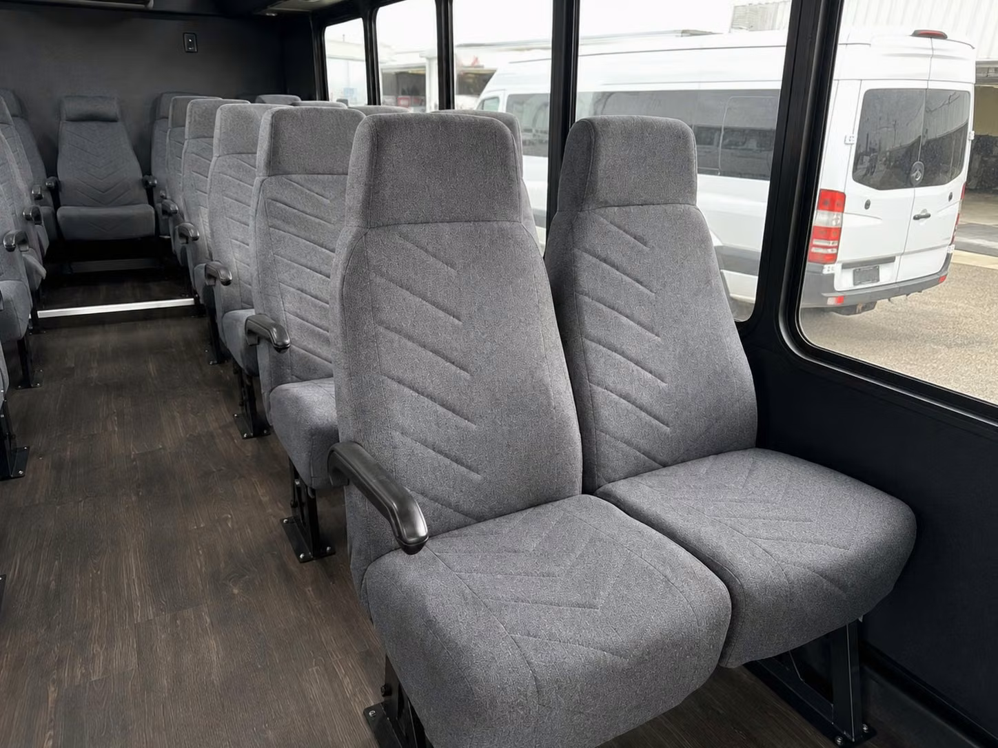 18 passenger minibus inside