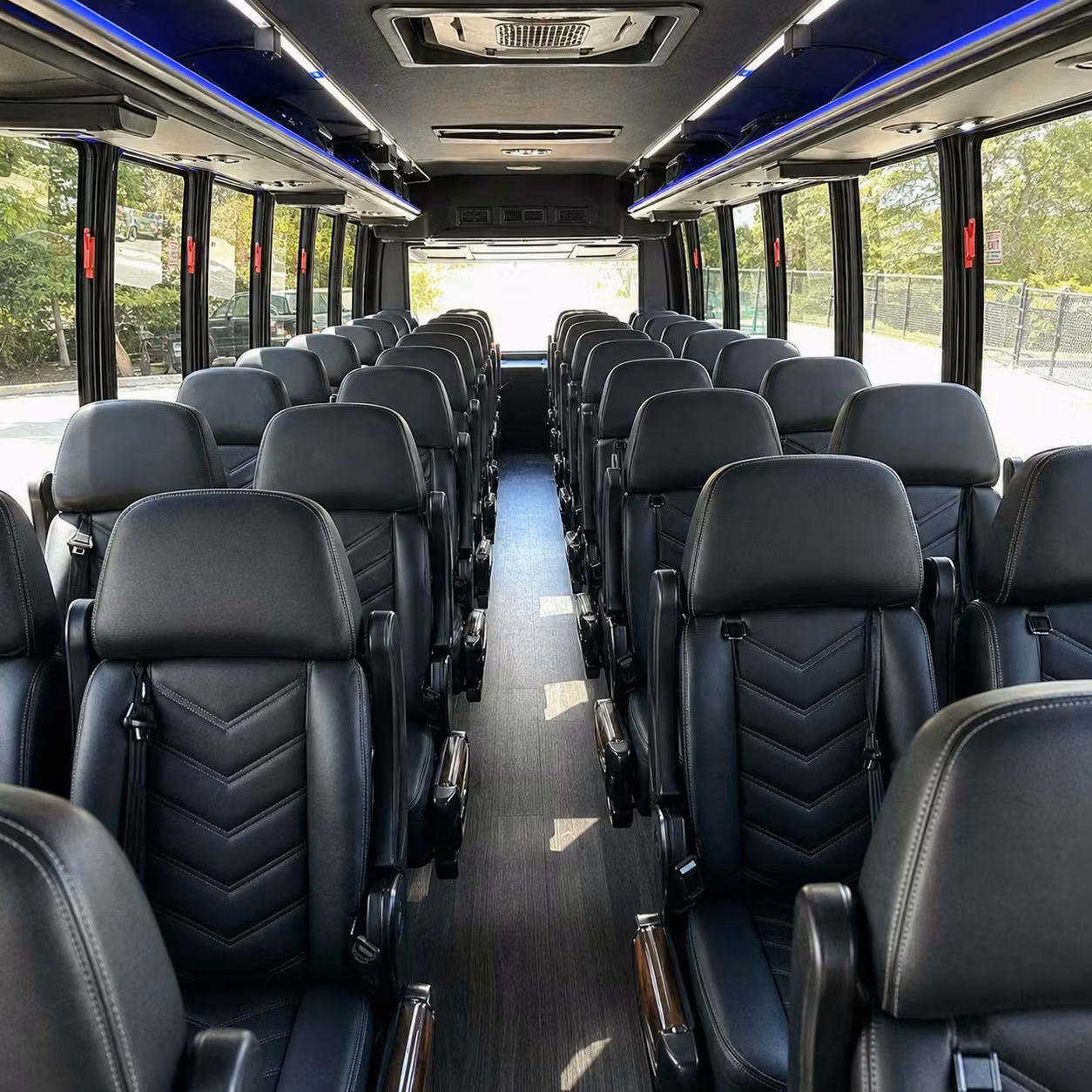 30 passenger minibus inside