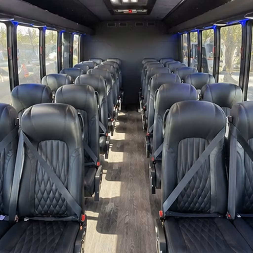 30 passenger minibus interior