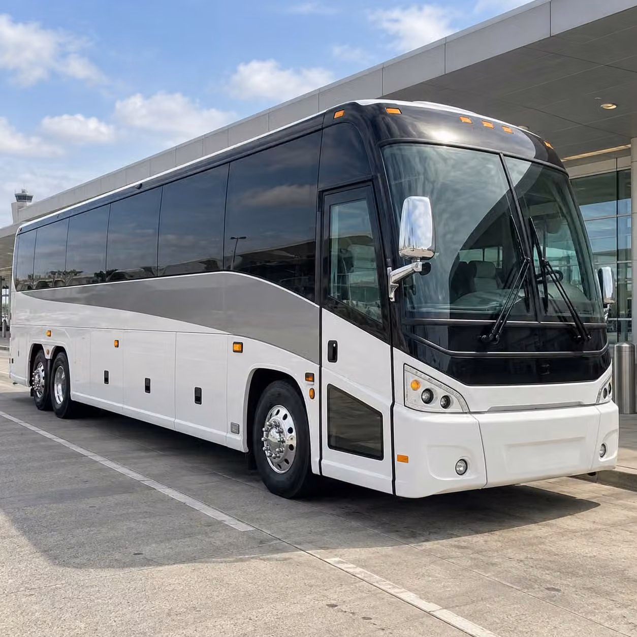 56 passenger charter bus